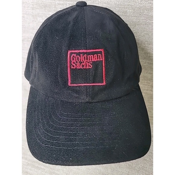 Vintage Goldman Sachs Cornell University Black‎ Embroidered Hat RARE & AUTHENTIC